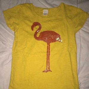 LIKE NEW Crewcuts Flamingo Short Sleeve